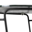 Tavolinë kafeje xhami dhe bazë të rrumbullakët Prodhuar në Itali - Tullia Viadurini