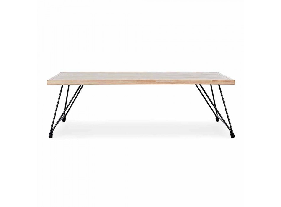 Tavolinë kafeje Moderne Homemotion me majë druri - Accino Viadurini