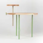 Tavolinë kafeje moderne me majë hiri të rrumbullakët prodhuar në Itali - Velino Viadurini