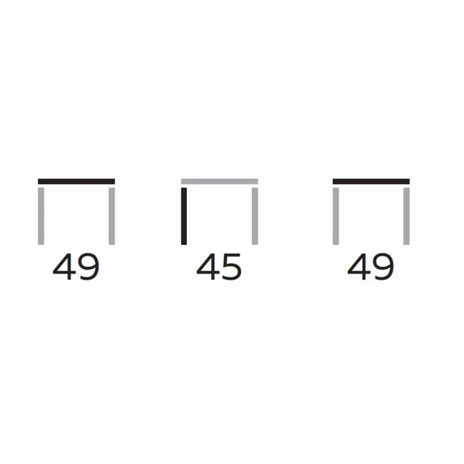Tavolinë kafeje moderne me majë të rrumbullakët në Gres Prodhuar në Itali - Stuttgart Viadurini
