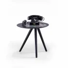 Tavolinë kafeje moderne me majë të rrumbullakët në Gres Prodhuar në Itali - Stuttgart Viadurini