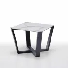 Tavolinë Kafeje Moderne në Gres dhe Druri i Ahut Prodhuar në Itali - Titanik Viadurini