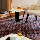 Tavolinë Kafeje Moderne në Gres dhe Druri i Ahut Prodhuar në Itali - Titanik Viadurini