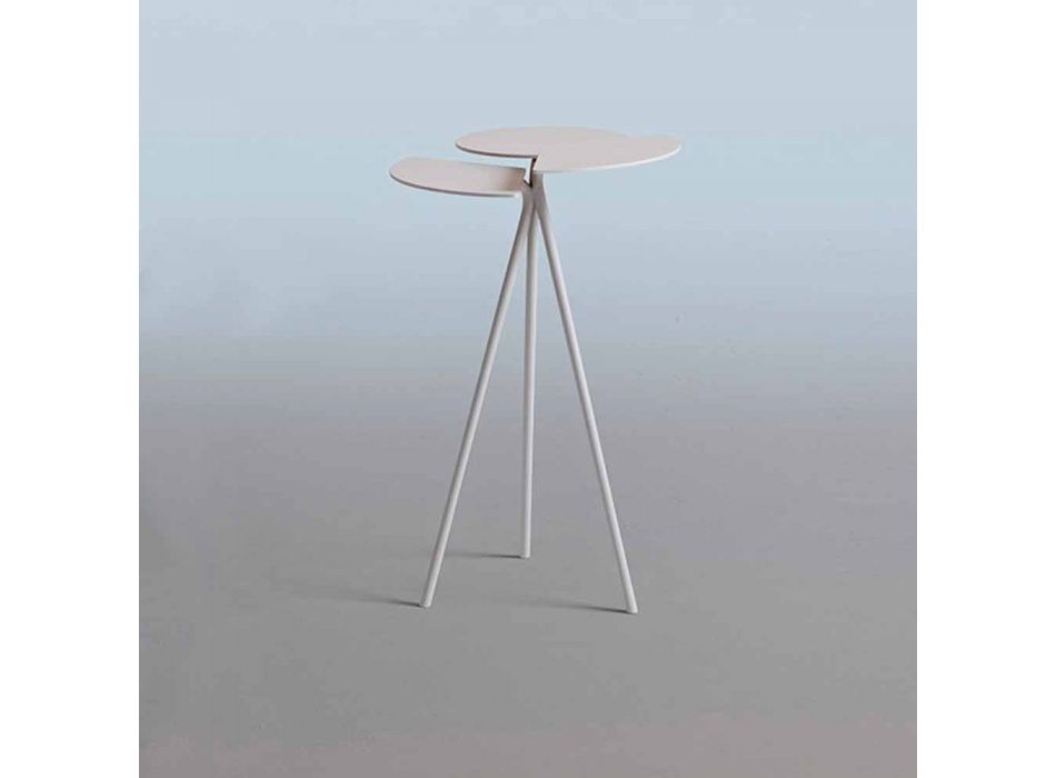 Tavolinë Kafeje Moderne në Dizajn me Fletë me Ngjyra të Origjinës - Mollëkuqe Viadurini