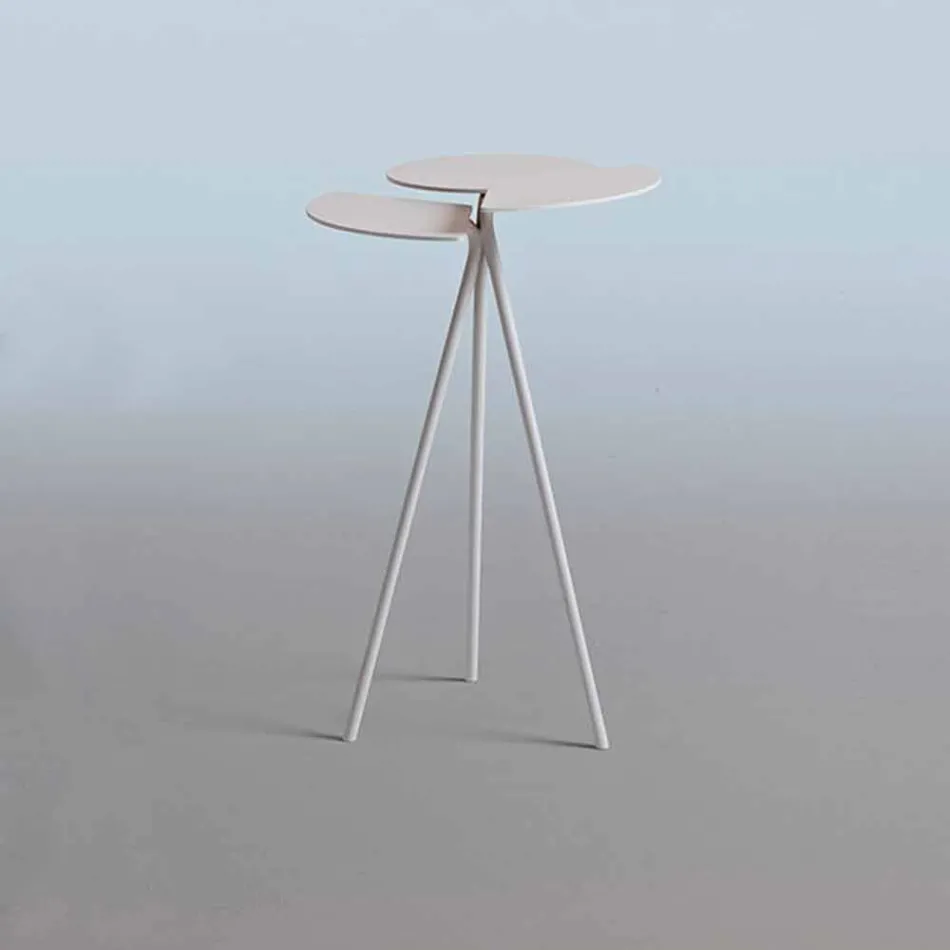 Tavolinë Kafeje Moderne në Dizajn me Fletë me Ngjyra të Origjinës - Mollëkuqe Viadurini