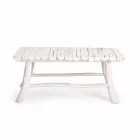 Tavolinë kafeje Moderne Homemotion në Degët e Zbardhura të Tikut - Bambo Viadurini