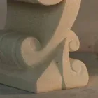 Dhomë lisi i errët me xham dhe kristal dizajni Aracne-S Viadurini