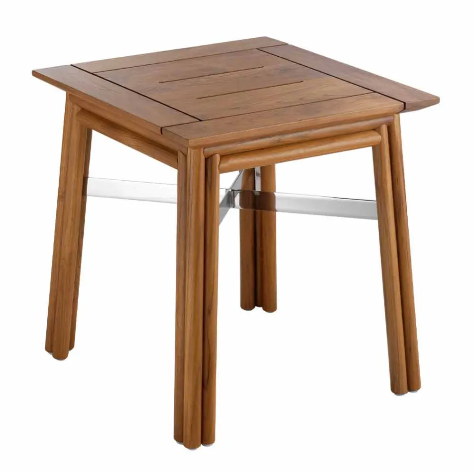 Tavolinë kafeje në natyrë në dru natyral ose të zi, 2 madhësi - Suzana Viadurini