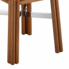 Tavolinë kafeje në natyrë në dru natyral ose të zi, 2 madhësi - Suzana Viadurini