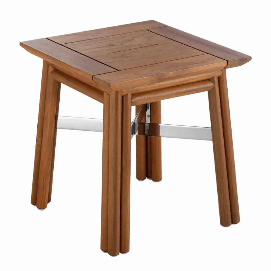 Tavolinë kafeje në natyrë në dru natyral ose të zi, 2 madhësi - Suzana Viadurini