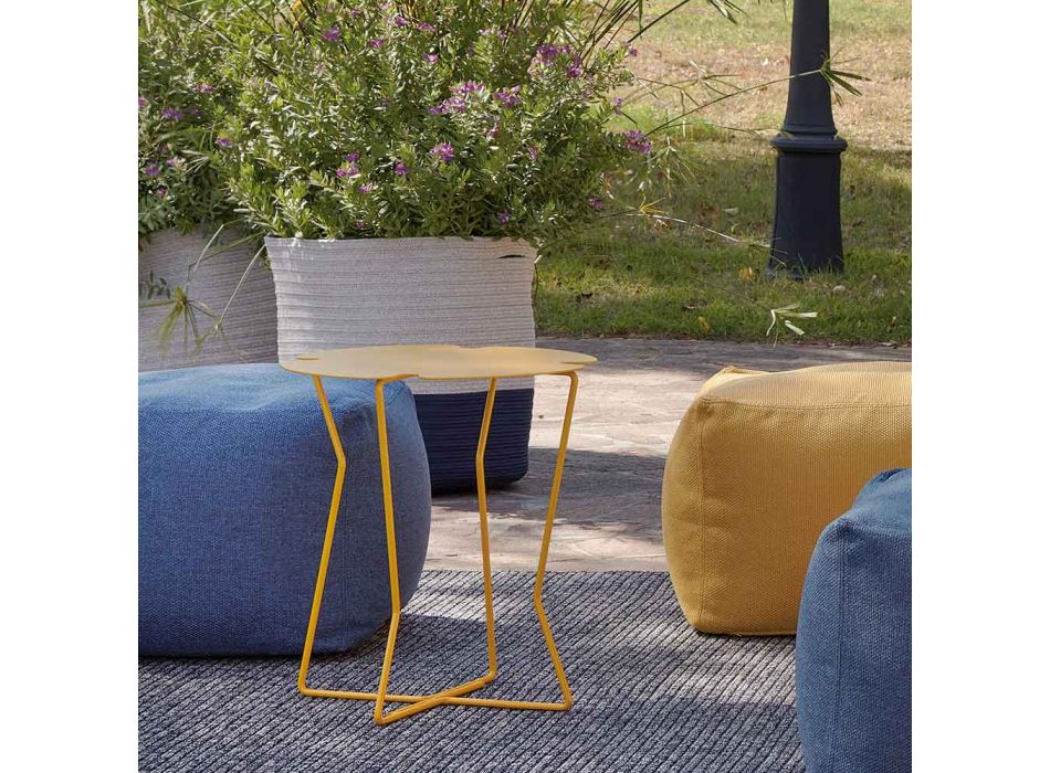 Tavolinë kafeje në natyrë me ngjyra metalike me dizajn modern Viadurini