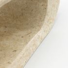 Tavolinë kafeje / stendë TV në gur fosil të bardhë agat - Davis Viadurini