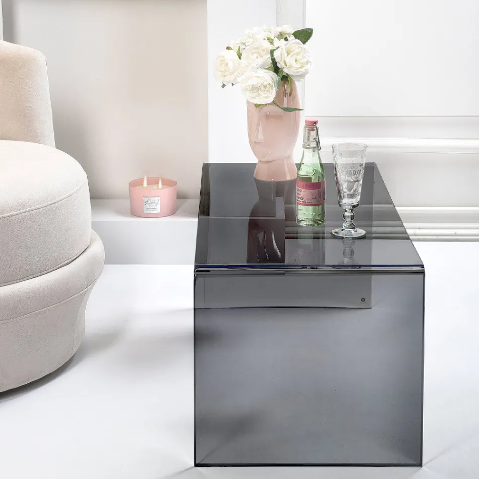 Tavolinë Kafeje nga Plexiglas Prodhuar në Itali - Jasemini Viadurini