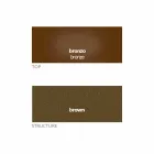 Tavolinë kafeje e rrumbullakët me majë kristali të prodhuar në Itali - Indio Viadurini