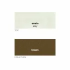 Tavolinë kafeje e rrumbullakët me majë kristali të prodhuar në Itali - Indio Viadurini