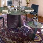 Tavolinë kafeje me Rrumbullakët në Prodhime Gresi dhe Hiri Prodhuar në Itali - Bering Viadurini