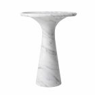 Tavolinë kafeje me Rrumbullakët në Mermer të Bardhë Carrara - Udine Viadurini
