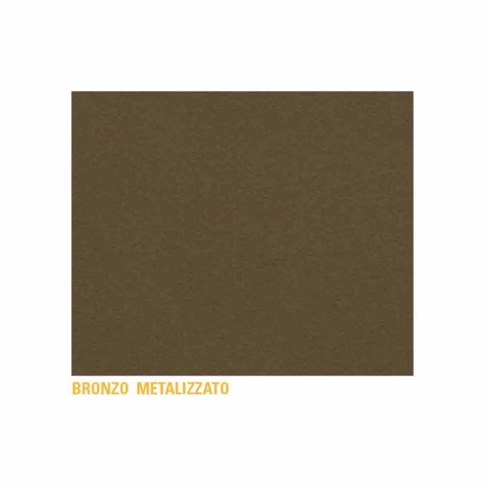 Tavolinë kafeje luksoze e rrumbullakët në metal të pikturuar prodhuar në Itali - Mina Viadurini