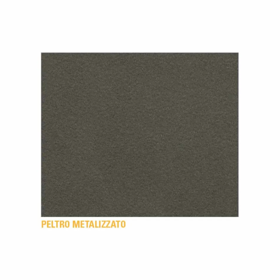 Tavolinë kafeje luksoze e rrumbullakët në metal të pikturuar prodhuar në Itali - Mina Viadurini