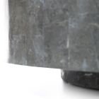 Tryezë moderne e rrumbullakët e kafesë në gurë fosil - Vermont Viadurini