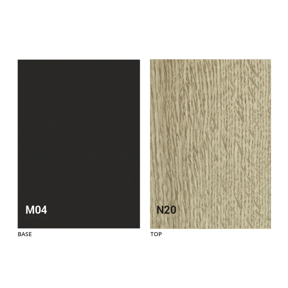 Tabela Transformuese në Dru dhe Çelik Prodhuar në Itali - Demetro Viadurini