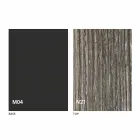 Tavolinë kafeje e transformueshme në dru dhe çelik prodhuar në Itali - Demetro Viadurini