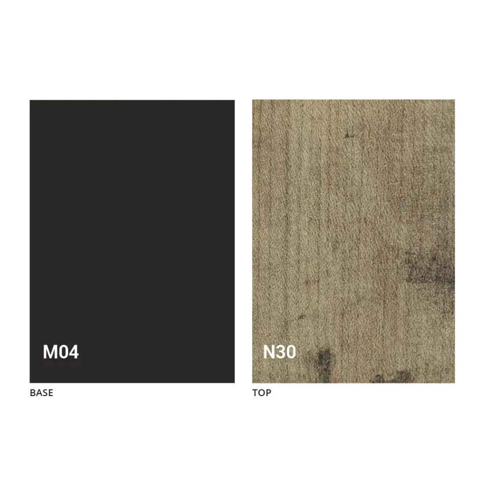 Tabela Transformuese në Dru dhe Çelik Prodhuar në Itali - Demetro Viadurini