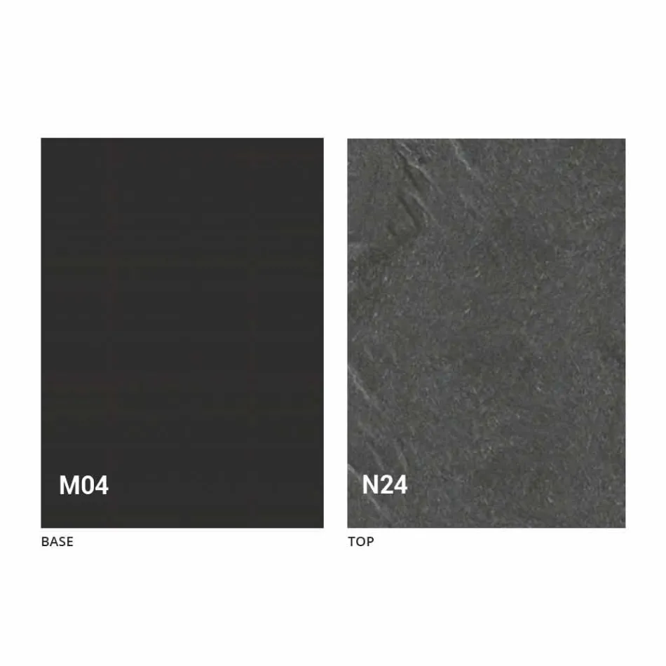 Tavolinë kafeje e transformueshme në dru dhe çelik prodhuar në Itali - Demetro Viadurini