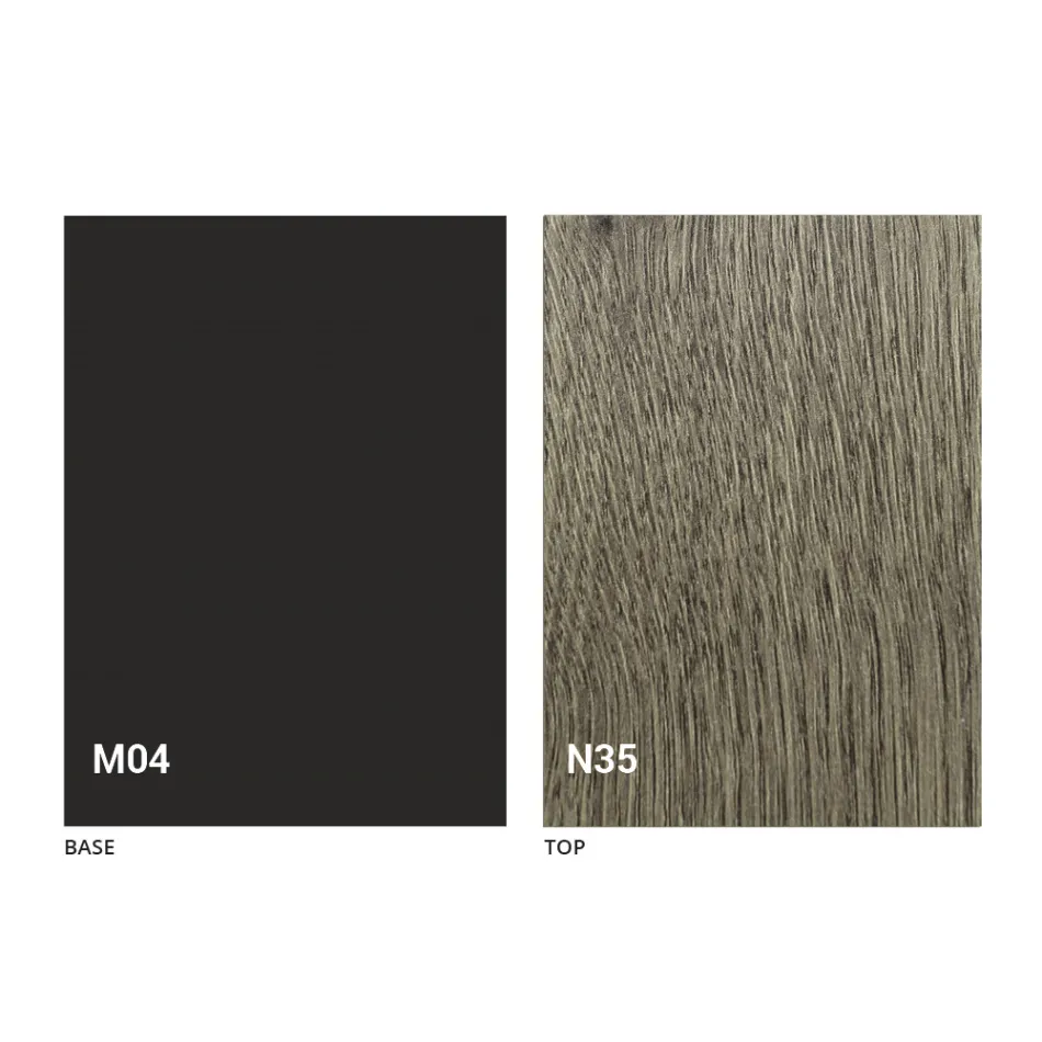 Tabela Transformuese në Dru dhe Çelik Prodhuar në Itali - Demetro Viadurini