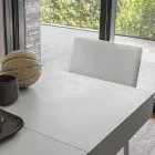 Tavolinë kafeje e transformueshme prej druri dhe metali, Prodhuar në Itali - Sanrocco Viadurini