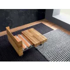 Tavolinë kafeje e transformueshme në dru të ngurtë prodhuar në Itali - Trabucco Viadurini