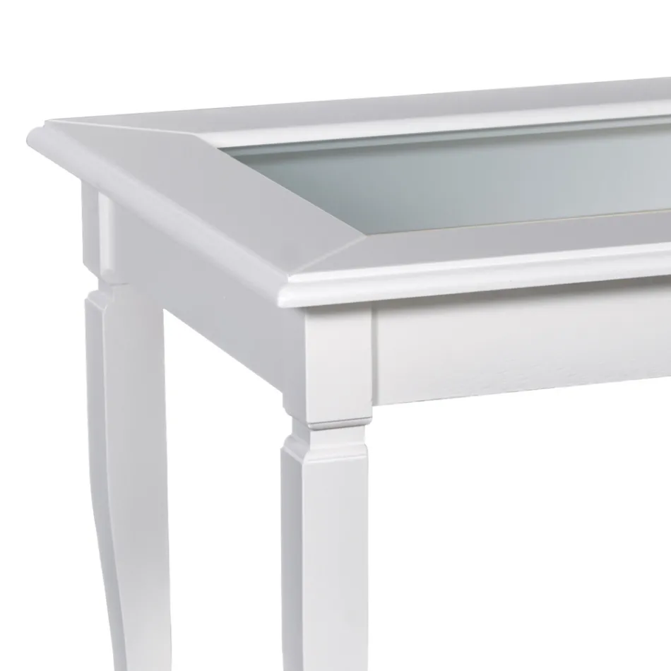 Tavolinë kafeje salloni me tabela xhami Prodhuar në Itali - Demetra Viadurini