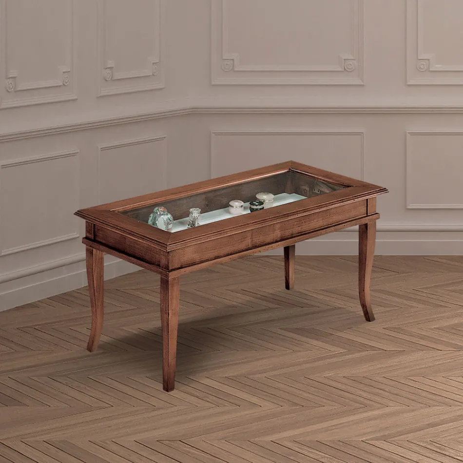 Tavolinë kafeje salloni me tabela xhami Prodhuar në Itali - Demetra Viadurini