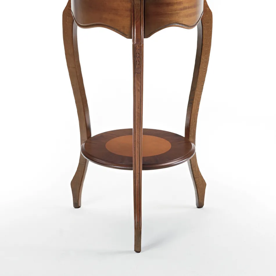 Tavolinë kafeje të dhomës së ndenjes me veshje vishnje të patinuar Prodhuar në Itali - Irno Viadurini