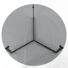 Tavolinë Kafe në Çelik dhe Xham Prodhuar në Itali - Aspira Viadurini