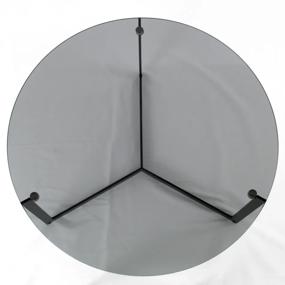 Tavolinë Kafe në Çelik dhe Xham Prodhuar në Itali - Aspira Viadurini