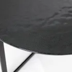 Tavolinë Kafe në Çelik dhe Xham Prodhuar në Itali - Aspira Viadurini