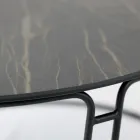 Tavolinë kafeje e rrumbullakët dhe bazë e prodhuar në Itali - Tullia Viadurini