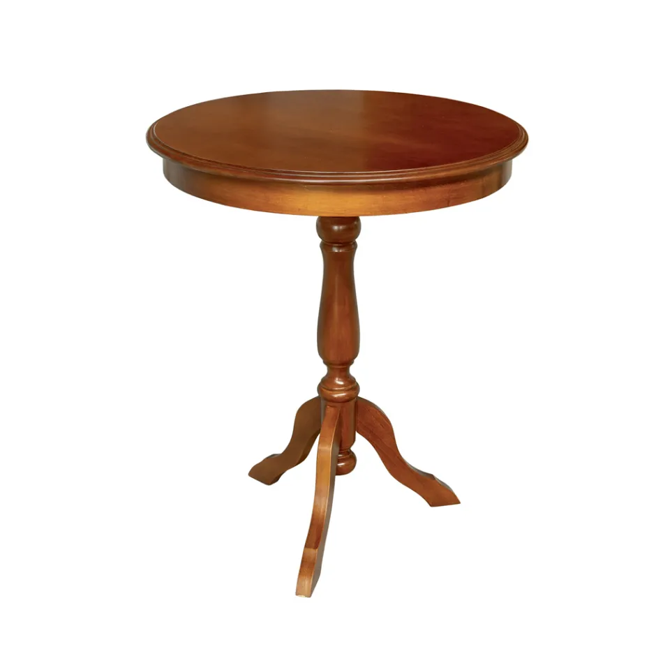 Tavolinë kafeje e rrumbullakët e dhomës së ndenjes me dekorime të ndryshme Prodhuar në Itali - Eracle Viadurini