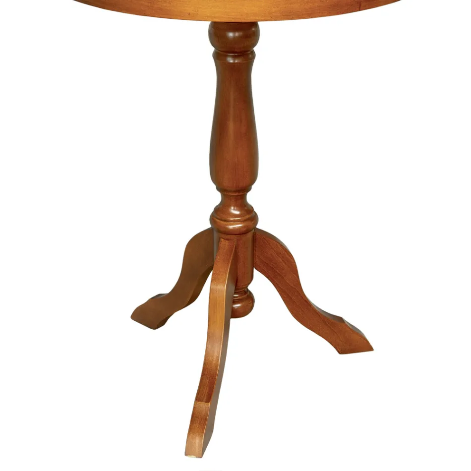 Tavolinë kafeje e rrumbullakët e dhomës së ndenjes me dekorime të ndryshme Prodhuar në Itali - Eracle Viadurini