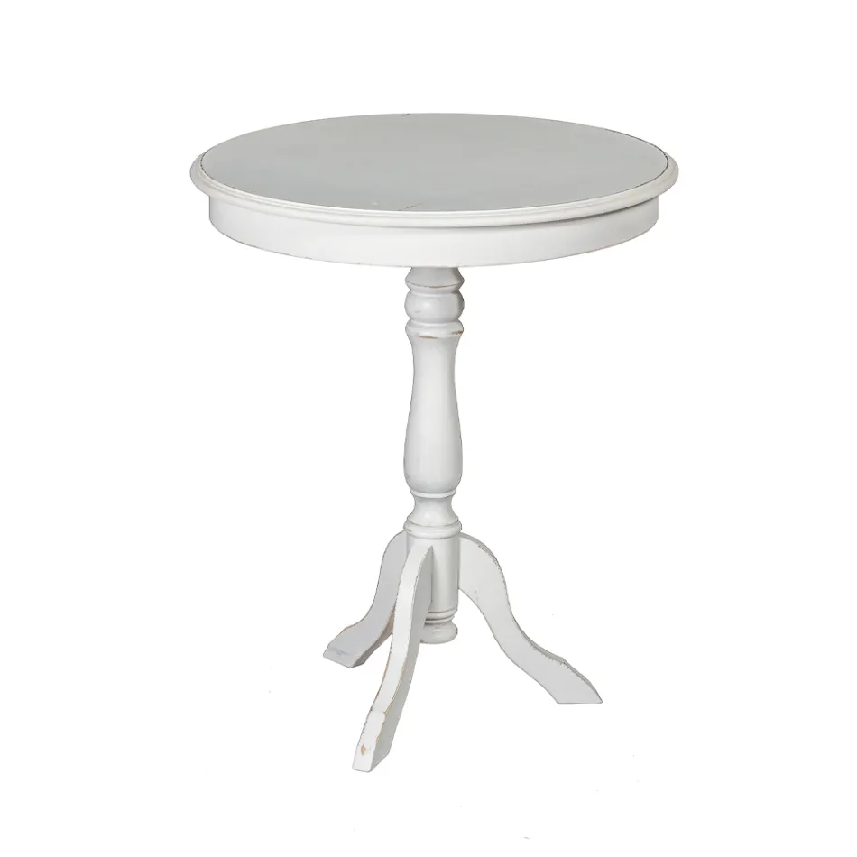 Tavolinë kafeje e rrumbullakët e dhomës së ndenjes me dekorime të ndryshme Prodhuar në Itali - Eracle Viadurini