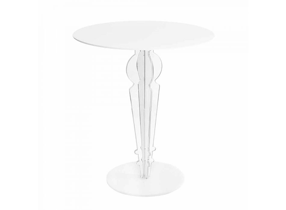 Tavolinë kafeje me dizajn klasik, në gotë akrilike H 64cm, Cles Viadurini