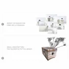 Tabela e kafes Dizajni modern Amanita Made in Italy Viadurini