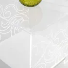 Dizajni tryezë kafeje pleksiglas me dritë të udhëhequr të bërë në Itali, Chiusi Viadurini