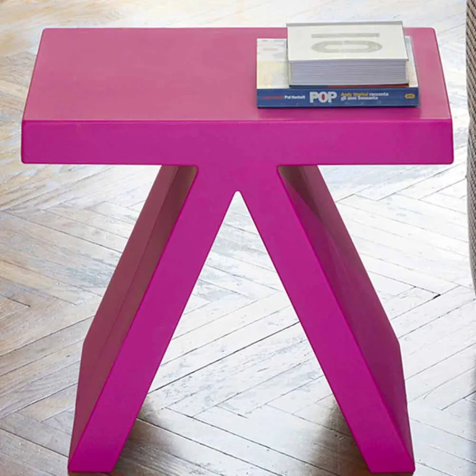 Slide Toy tryezë kafeti gjeometrike me ngjyra shtëpie e prodhuar në Itali Viadurini