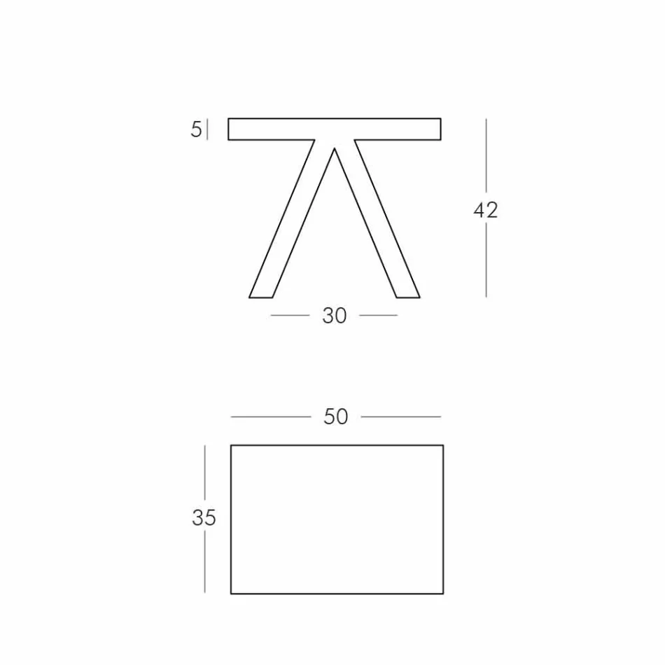 Slide Toy tryezë kafeti gjeometrike me ngjyra shtëpie e prodhuar në Itali Viadurini