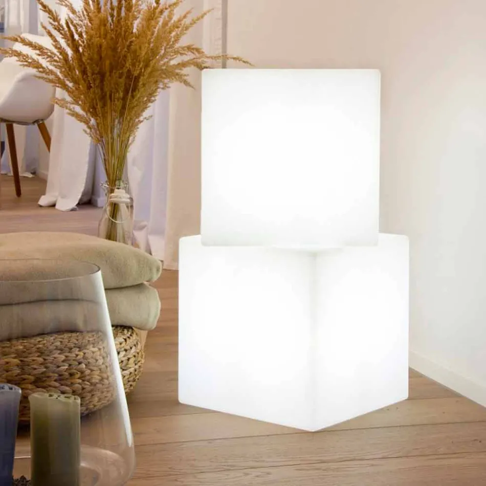 Tavolinë kafeje e ndriçuar me ngjyra e dizajnit modern me zgjedhjen e lidhjes - Dadostar Viadurini