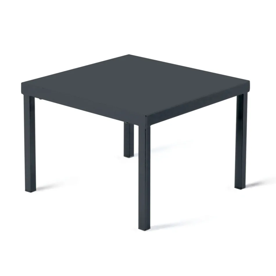 Tavolinë kafeje kopshti e grumbullueshme në çelik të galvanizuar Prodhuar në Itali - Aberdeen Viadurini