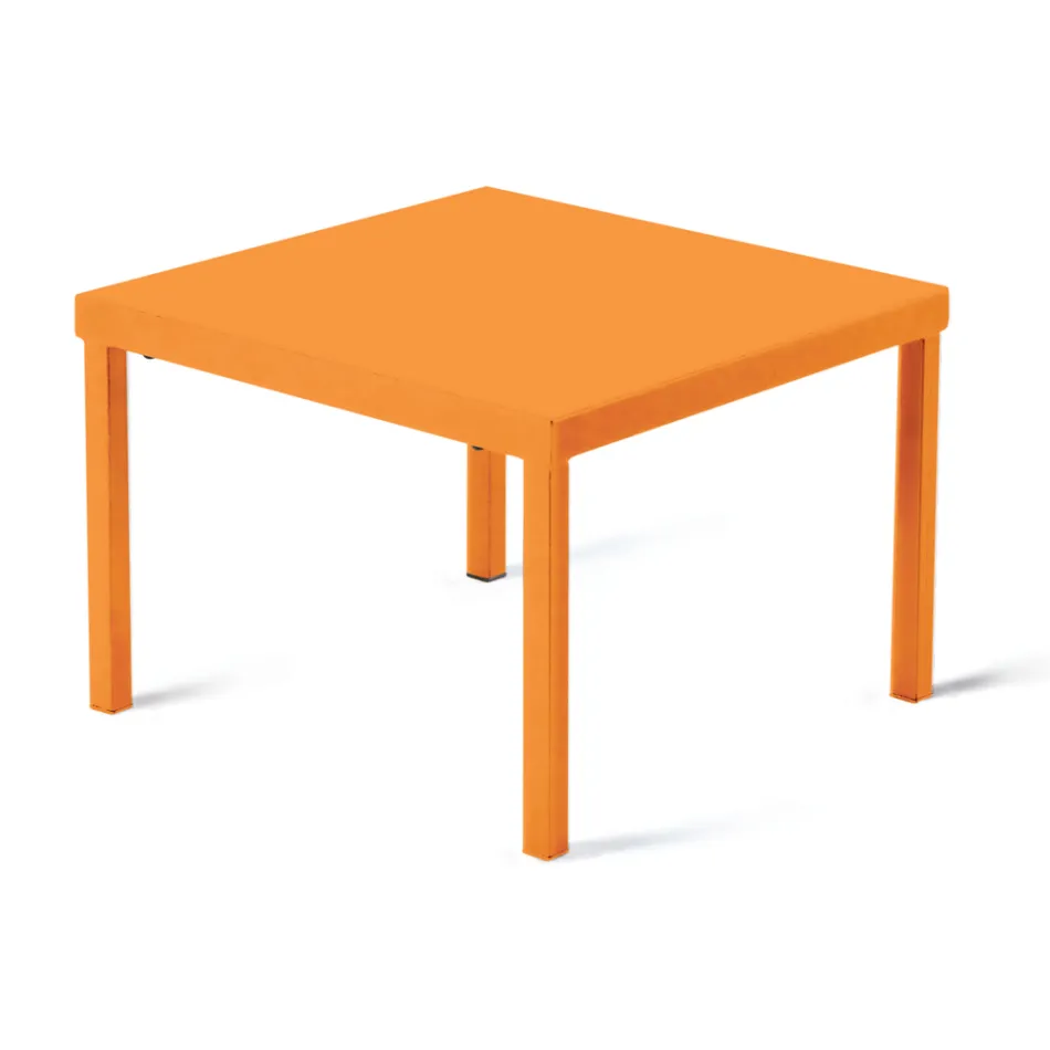 Tavolinë kafeje kopshti e grumbullueshme në çelik të galvanizuar Prodhuar në Itali - Aberdeen Viadurini