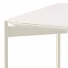 Tabela e kafes me qeramike dhe metale me një plan katror - Design Porcupine Viadurini